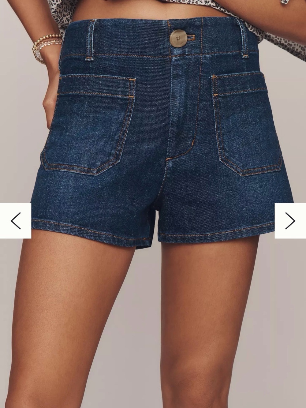 Maeve “Collette” Anthropologie Dark Blue Denim Shorts